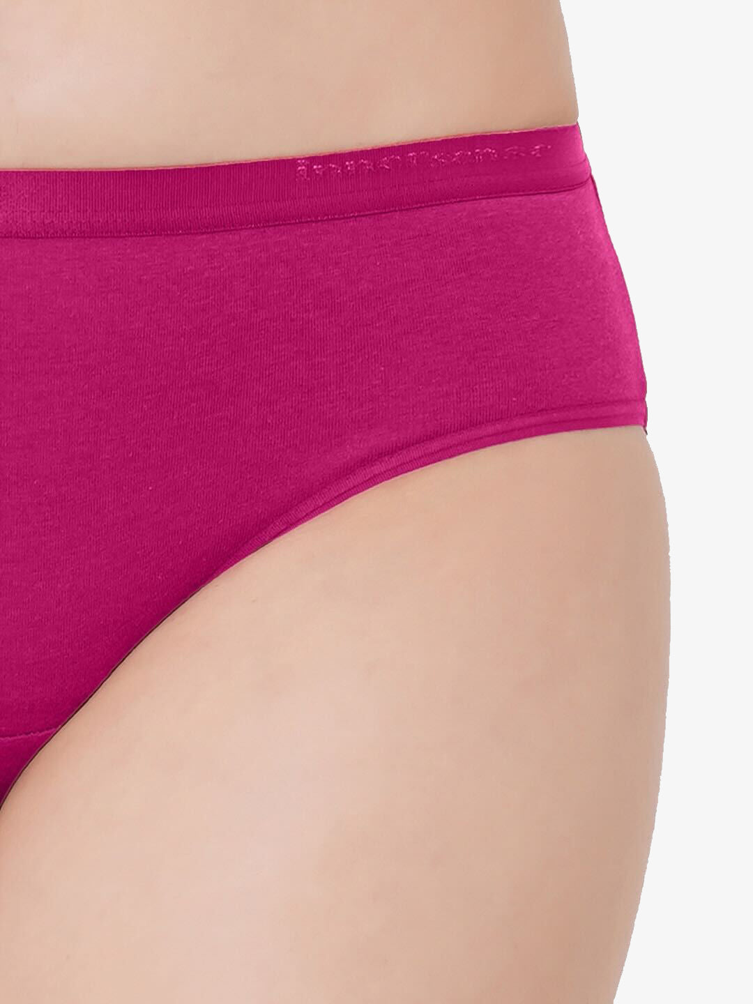 Organic Cotton Antimicrobial High waist Hipster-ISP002-Sangria_Sangria