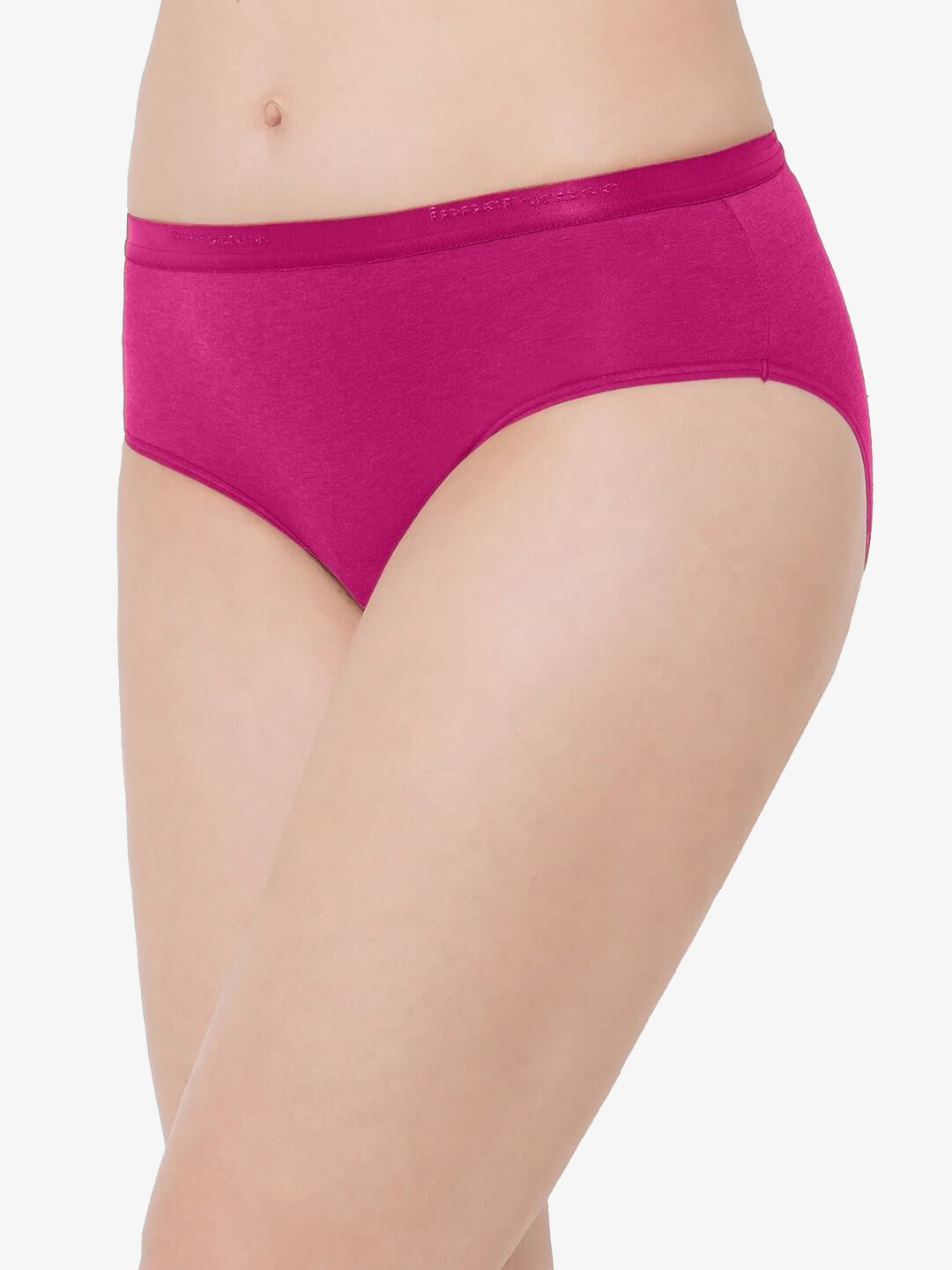 Organic Cotton Antimicrobial High waist Hipster-ISP002-Sangria_Sangria