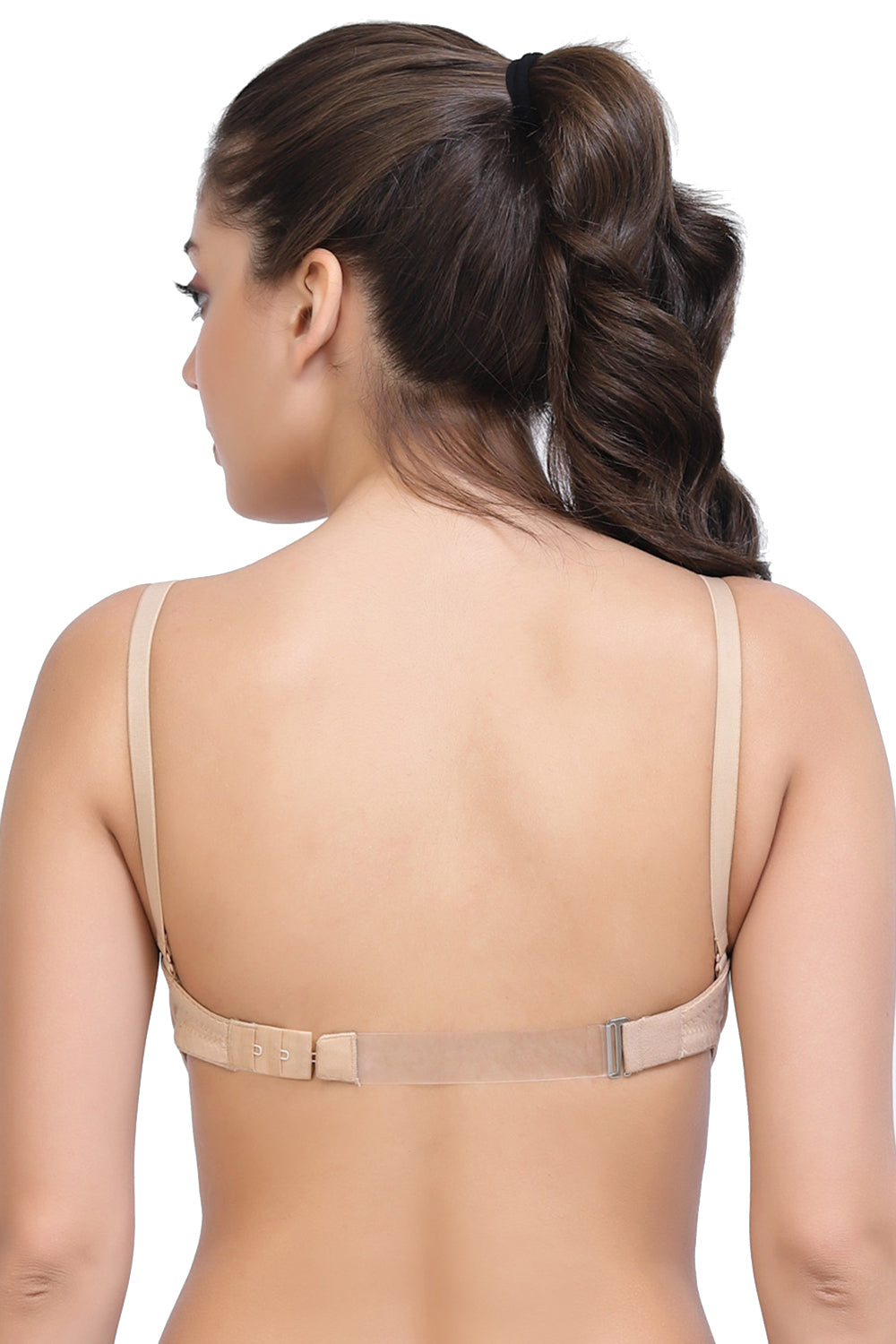 Organic Cotton Antimicrobial Padded Strapless and Backless Bra-ISB120-Skin