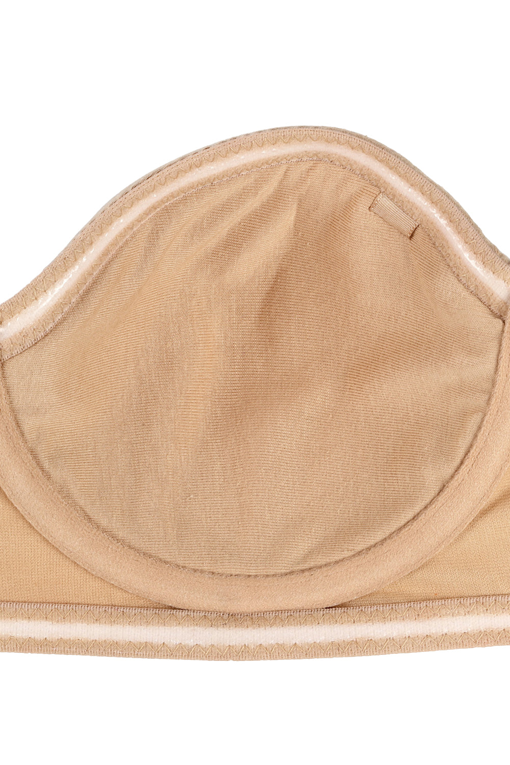 Organic Cotton Antimicrobial Padded Strapless and Backless Bra-ISB120-Skin
