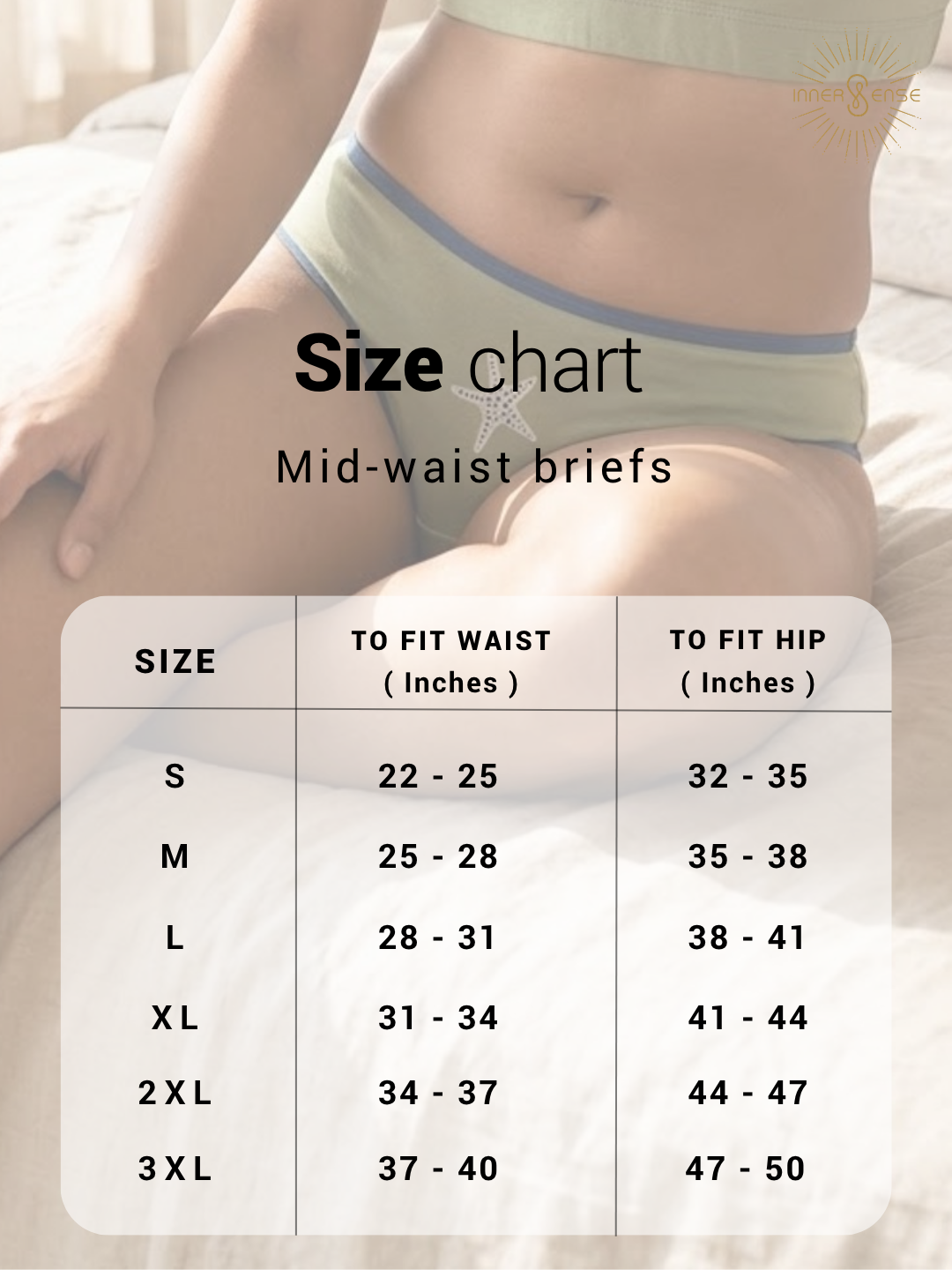 Inner Sense Women Bamboo Medium-Rise Pack of 3 Bikini Briefs-ISPB202-3Avocado-