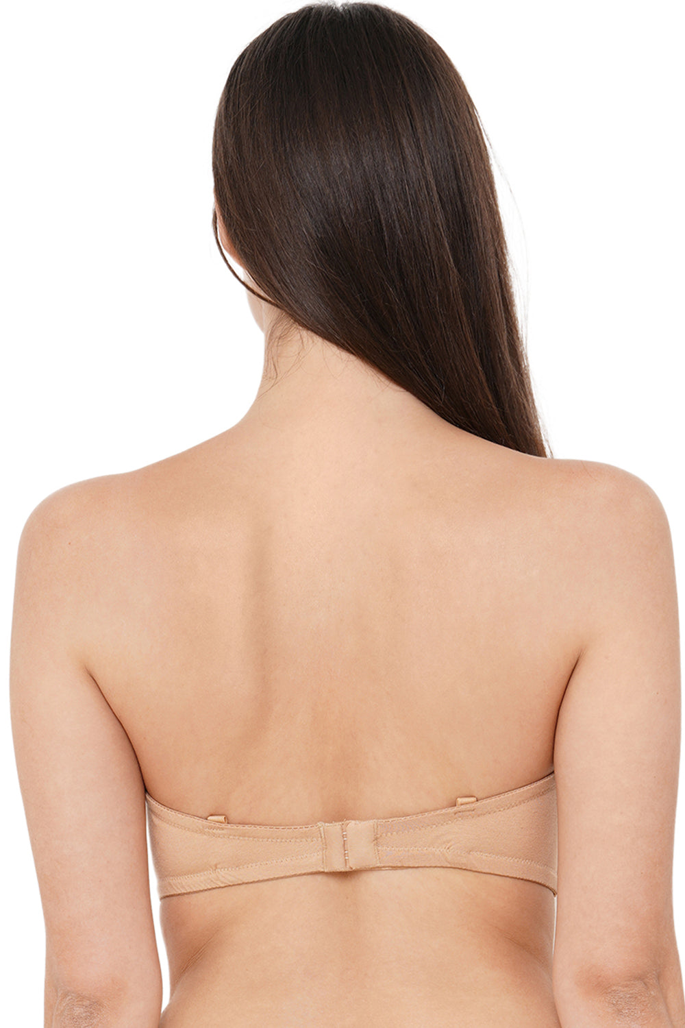 Organic Cotton Antimicrobial Padded Strapless Bra-ISB102-Skin-