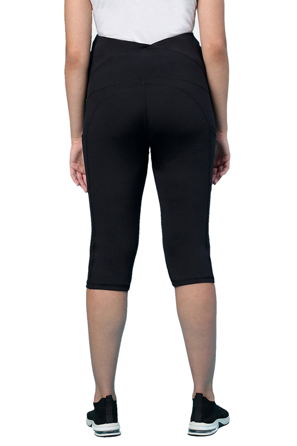 Recycled Fibre Maternity Mid-Calf Tights_ISML012-Anthracite