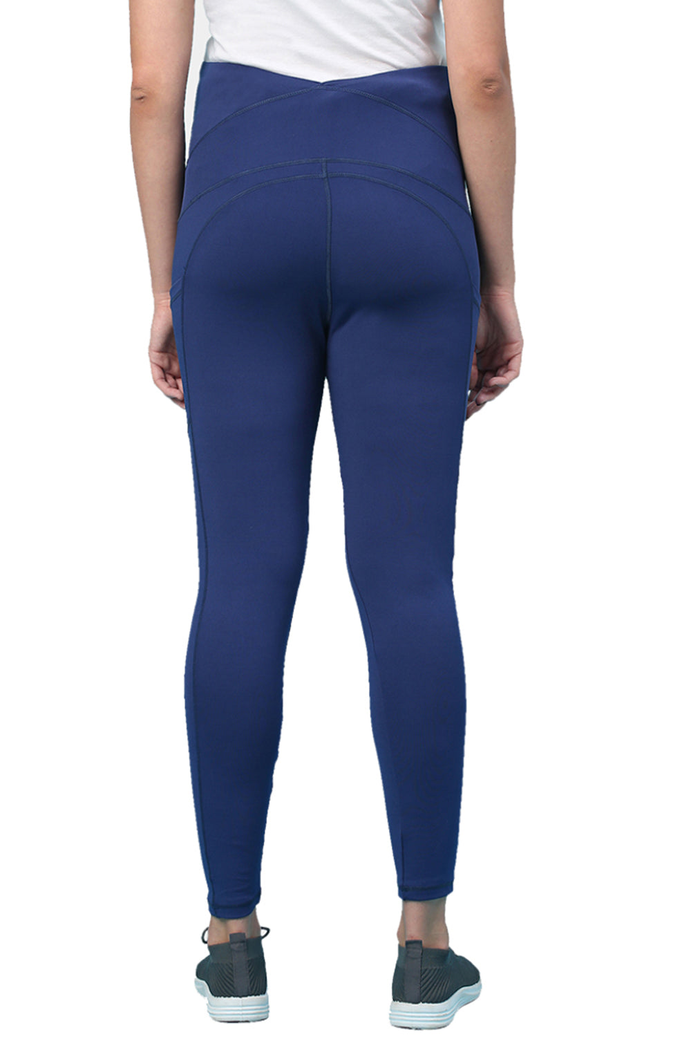 Recycled Fibre Maternity Full Length Tights_ISML010-Blue Print