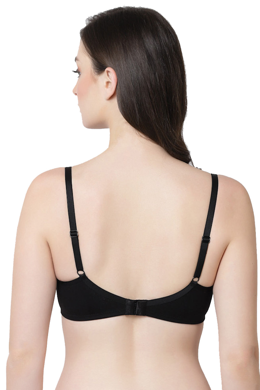 Organic Cotton Antimicrobial Seamless Everyday Bra-ISB084-Anthracite