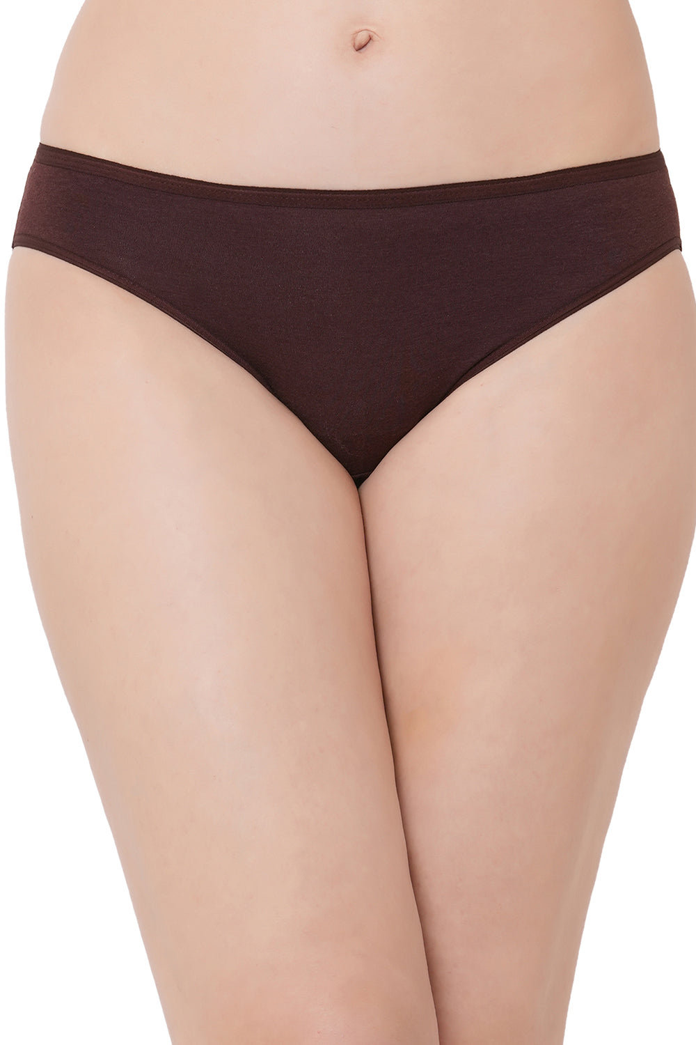 Organic Cotton Antimicrobial Bikini-IMP004-Dark Sienna_Dark Sienna-