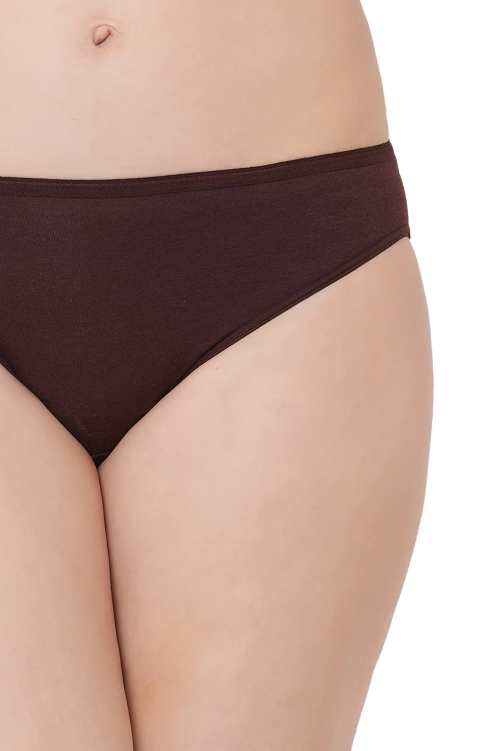 Organic Cotton Antimicrobial Bikini-IMP004-Dark Sienna_Dark Sienna-