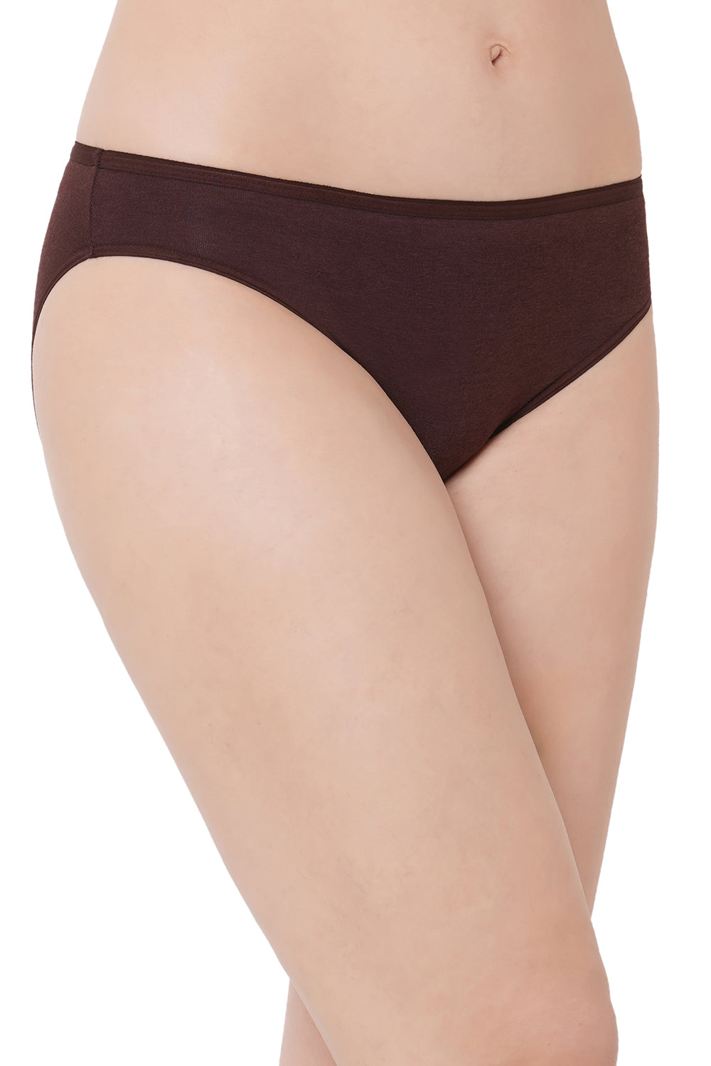 Organic Cotton Antimicrobial Bikini-IMP004-Dark Sienna_Dark Sienna-