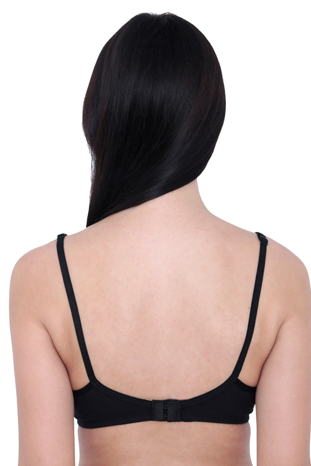 Organic Cotton Antimicrobial Seamless Crossover Non-Padded Non-wired Bra-ISB061-