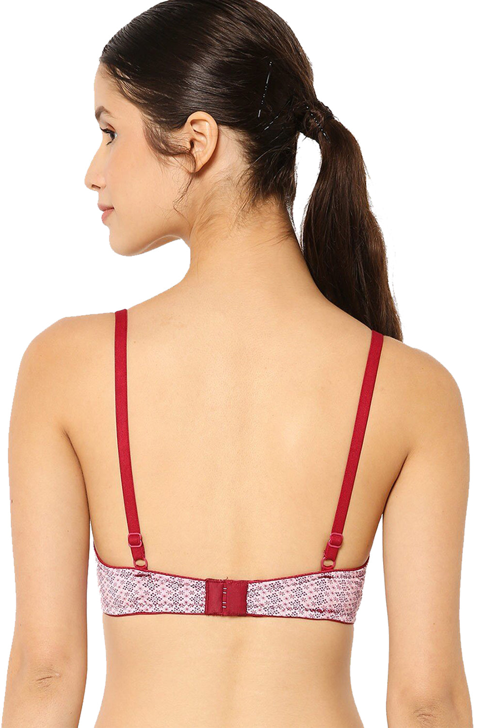 Organic Cotton Antimicrobial Laced Cushioned Bra-ISB021-