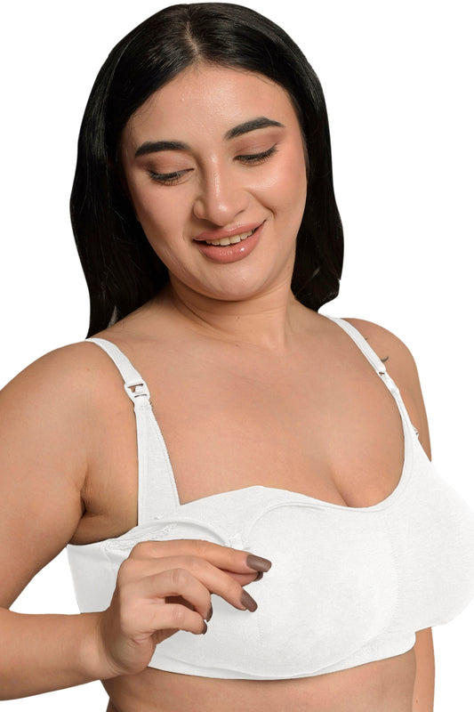 Inner Sense Organic Cotton Bamboo Removable Padded Nursing Bra