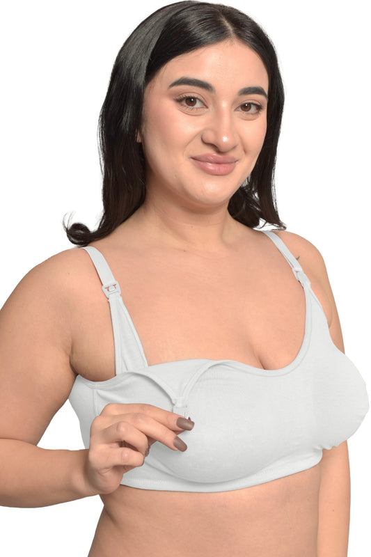 Inner Sense Organic Cotton Bamboo Keyhole Back Nursing Bra