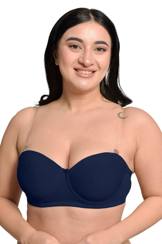 Inner Sense Organic Cotton Bamboo Plus Size Strapless Bra