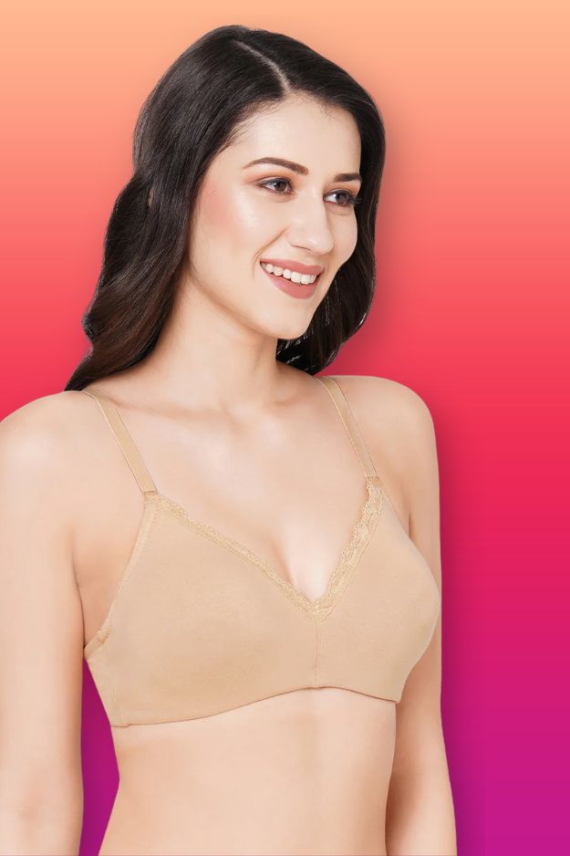 Buy Clovia Non-Padded Bra with Transparent Back Strap & Shoulder Straps  Online at Low Prices in India 
