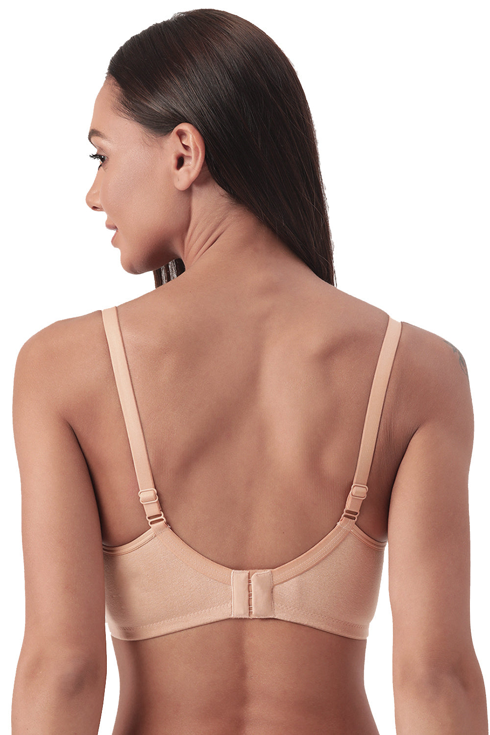Organic Cotton Antimicrobial Soft Nursing Bra with Removable Pads-IMB011A