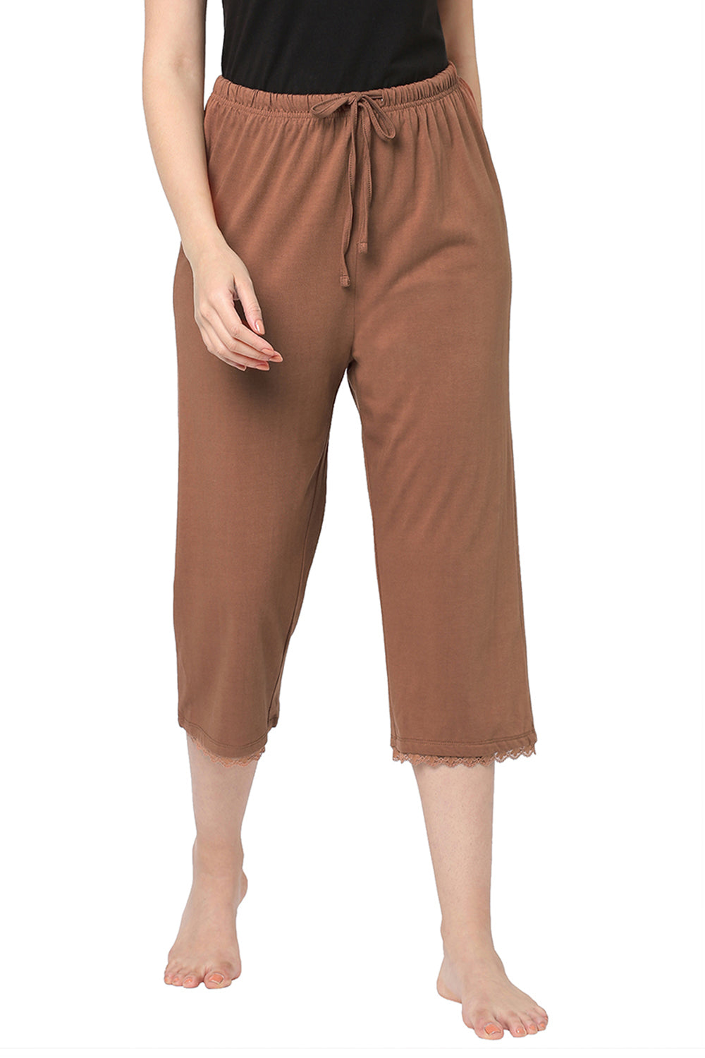 Organic Cotton Capri -ISL011-Mocha
