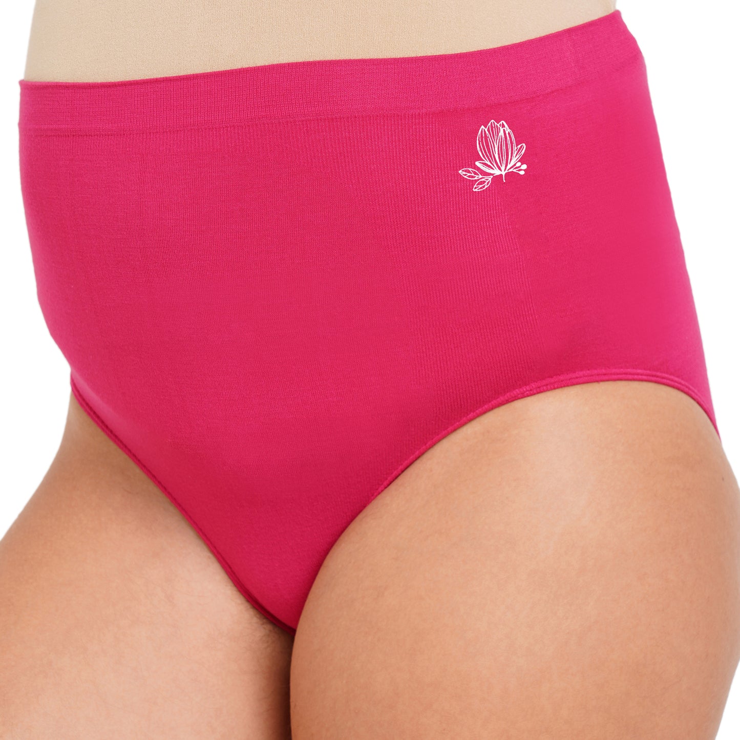 Super Soft Bamboo Fibre Antimicrobial Seamless Over The Bump Panty-IMP103-Jazzy-