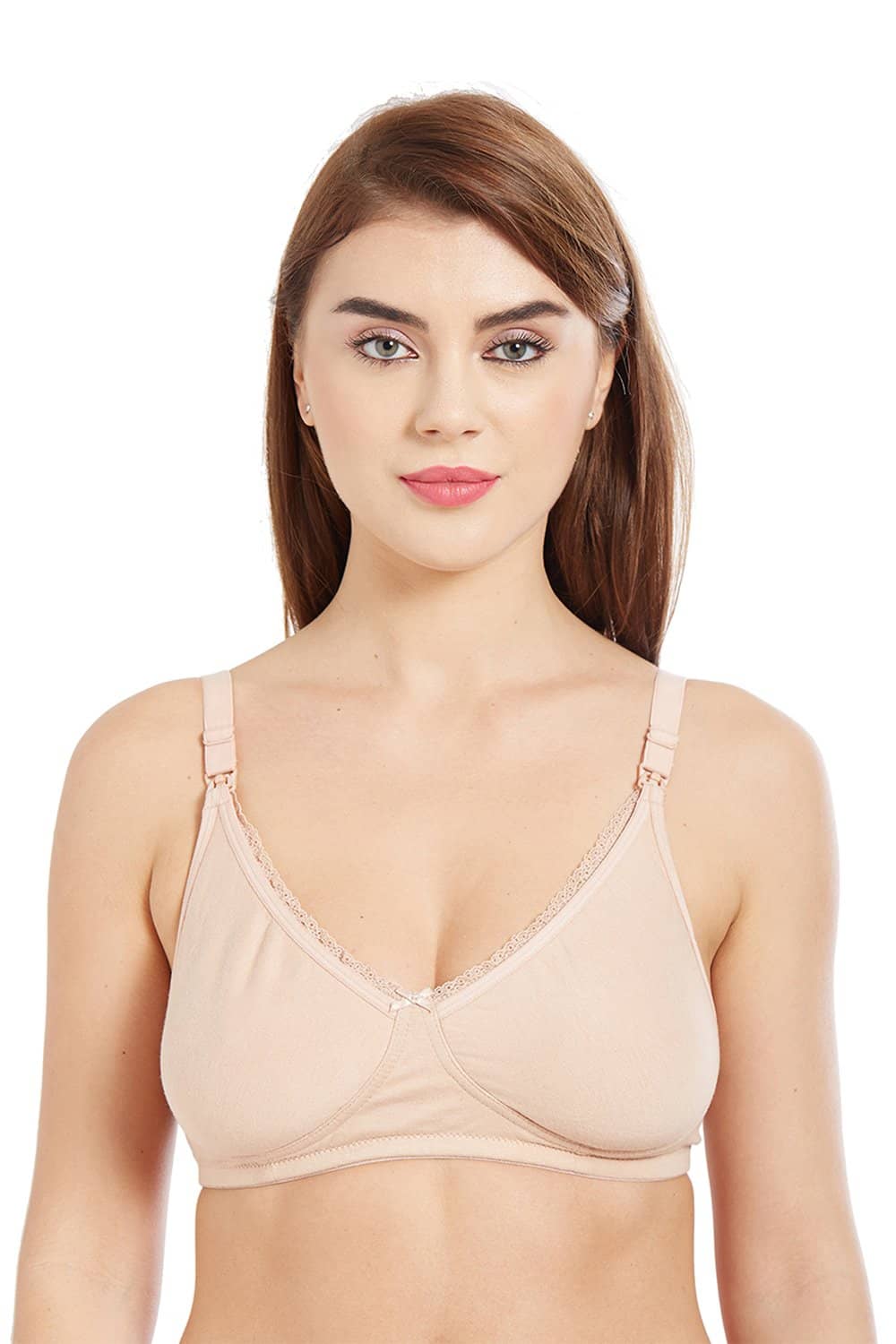 Organic Cotton Antimicrobial Support Mama Starter Bra Kit (Pack of 3)-IMBK03-Skin-