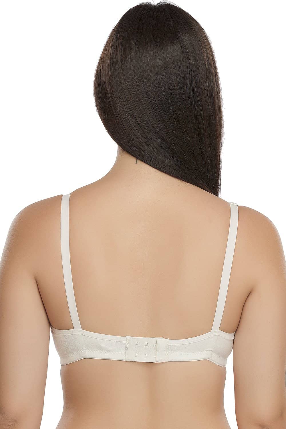 Organic Cotton Antimicrobial Laced Soft Nursing Bra-IMB003E