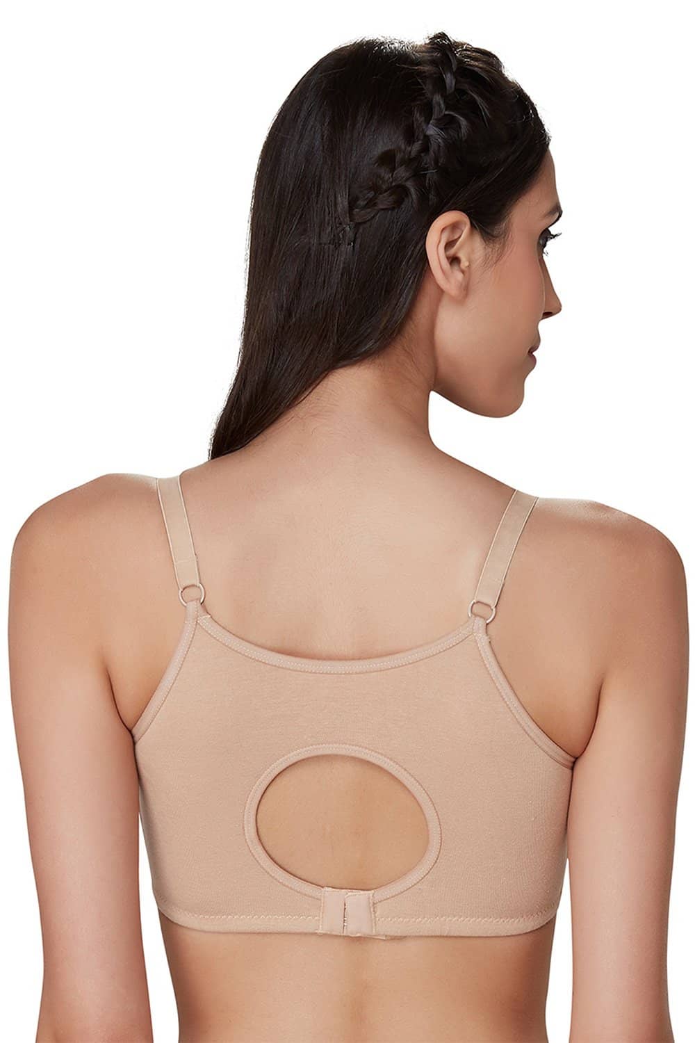 Organic Cotton Antimicrobial Soft Nursing Bra-IMB004A