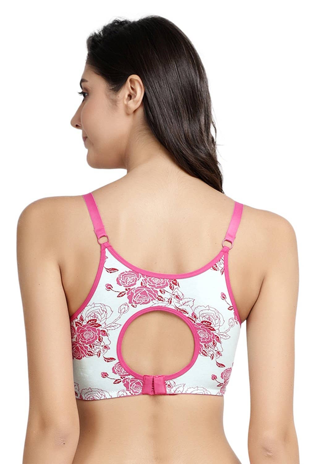 Organic Cotton Antimicrobial Soft Nursing Bra-IMB004C