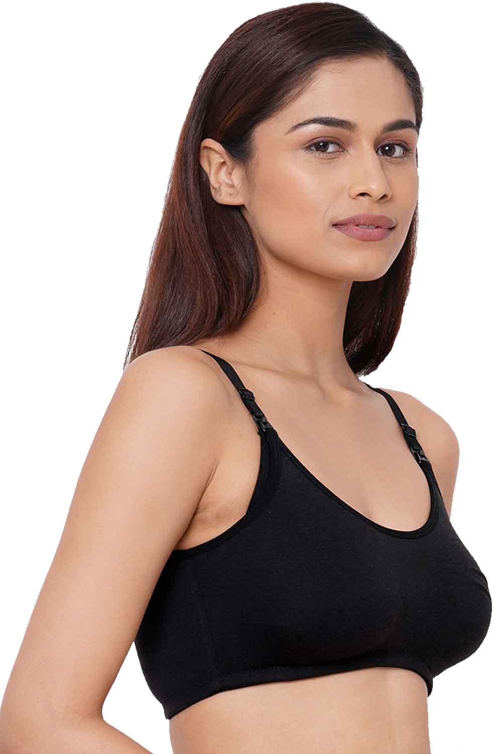 Organic Cotton Antimicrobial Soft Nursing Bra-IMB004E