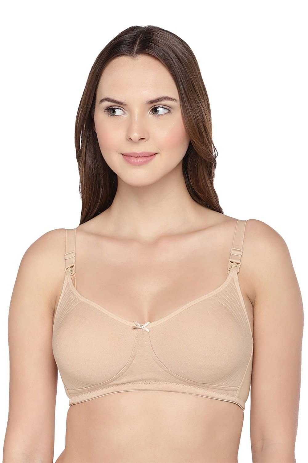 Organic Cotton Antimicrobial Support Mama Starter Bra Kit (Pack of 3)-IMBK03-Skin-