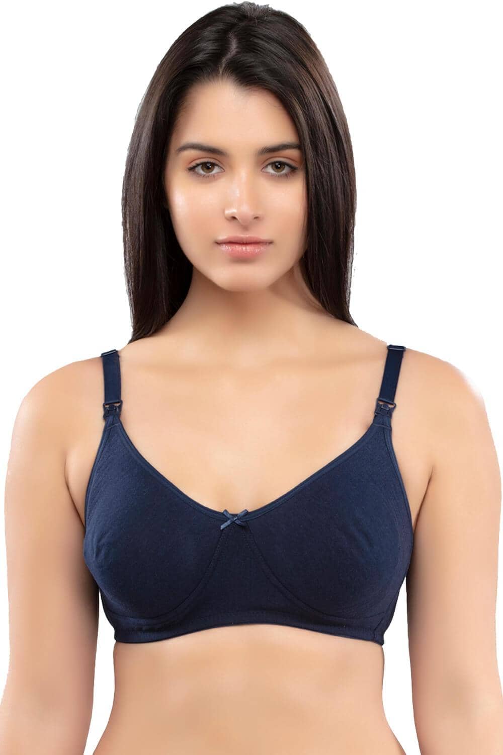 Organic Cotton Antimicrobial Soft Feeding Bra (Pack of 2)-IMB005B_5E-