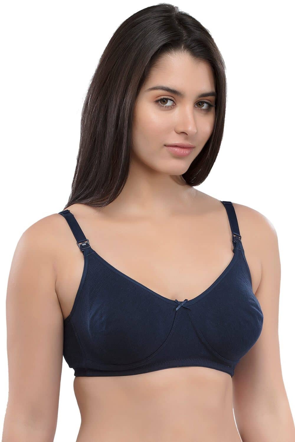 Organic Cotton Antimicrobial Soft Feeding Bra (Pack of 2)-IMB005B_5E-