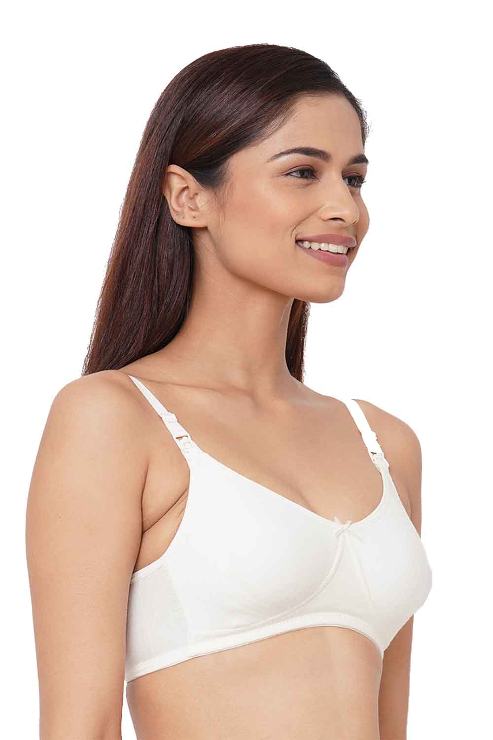 Organic Cotton Antimicrobial Soft Feeding Bra-IMB005F