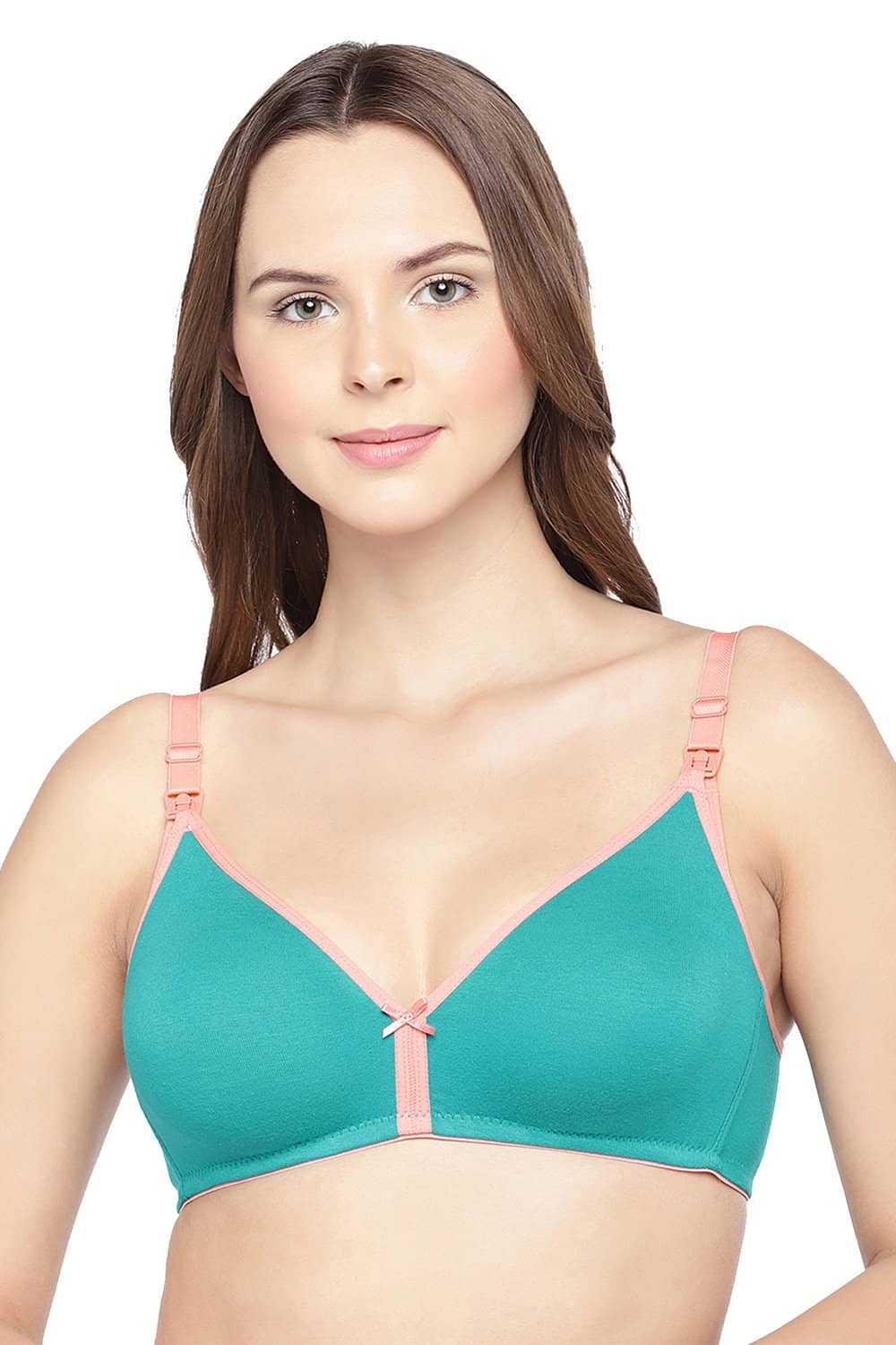 Organic Cotton Antimicrobial Soft Nursing Bra (Pack of 2)-IMB006B_6E