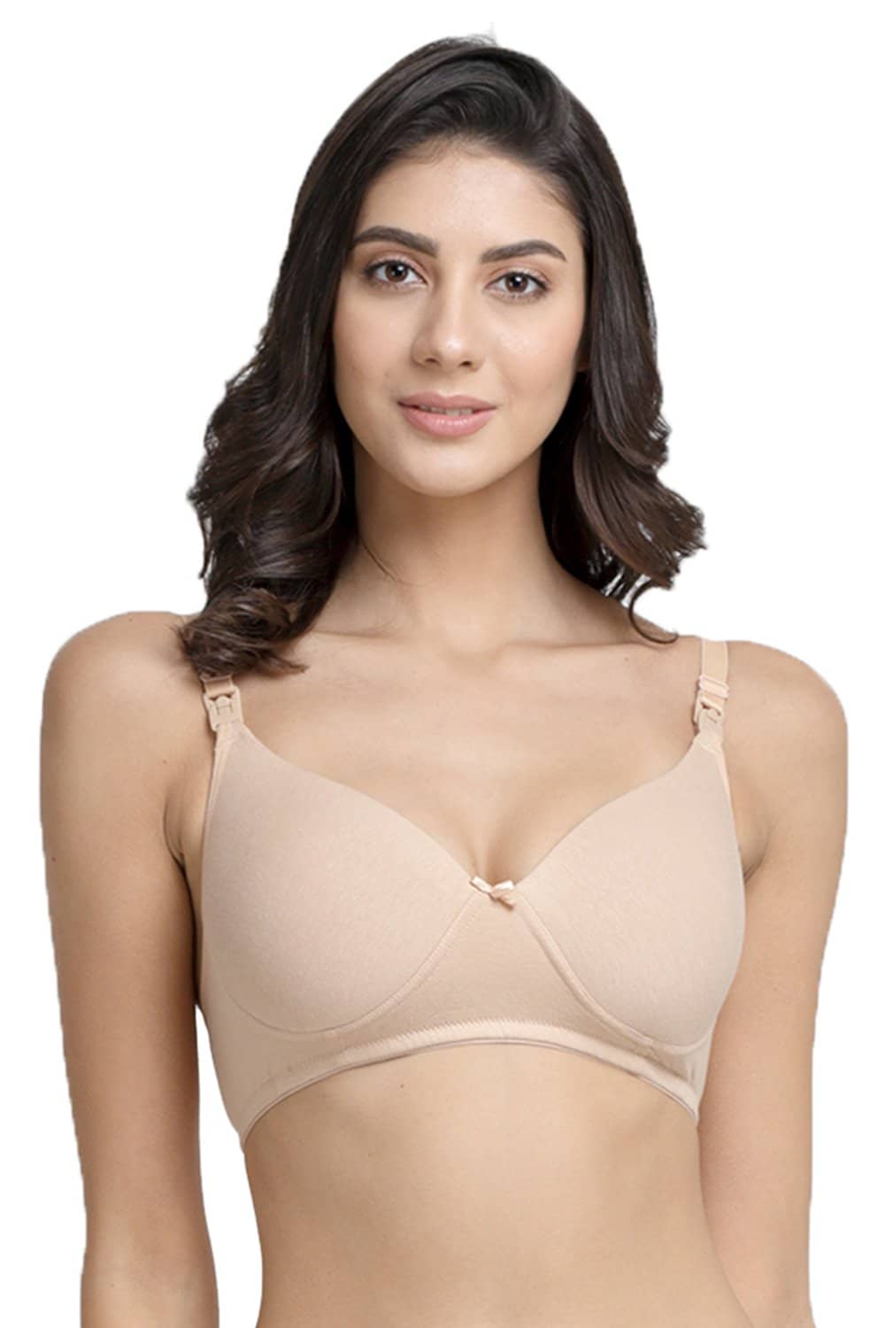 Organic Cotton Antimicrobial Padded Nonwired Feeding Bra Combo-IMB009B_9B