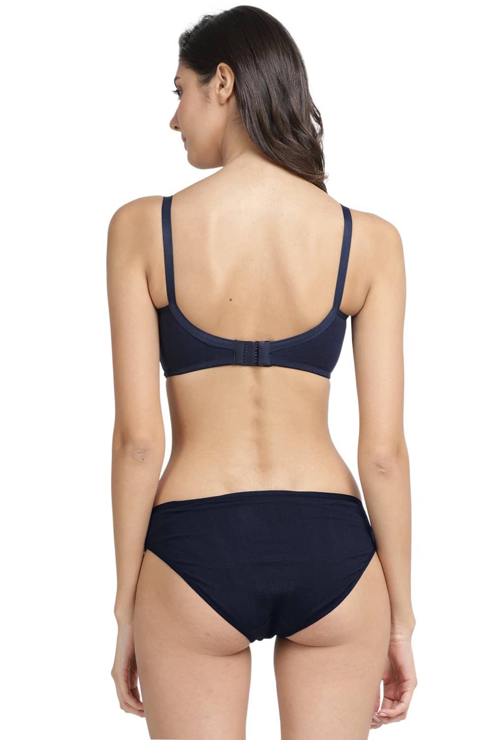 Organic Cotton Antimicrobial Soft Nursing Bra & Panty Set-IMBP001B