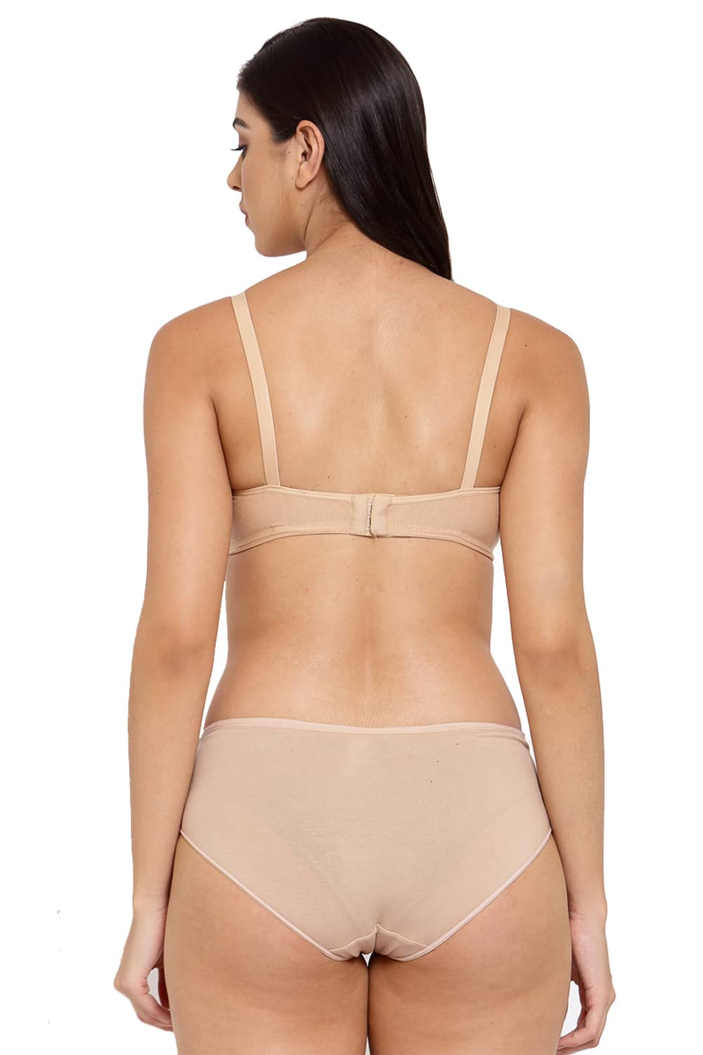 Organic Cotton Antimicrobial Soft Nursing Bra & Panty-IMBP003D_IMP102-Skin-