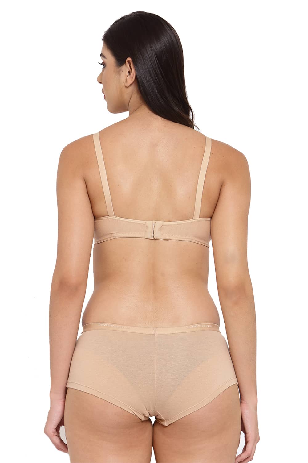 Organic Cotton Antimicrobial Soft Nursing Bra & Panty-IMBP003D_ISP038-Skin-