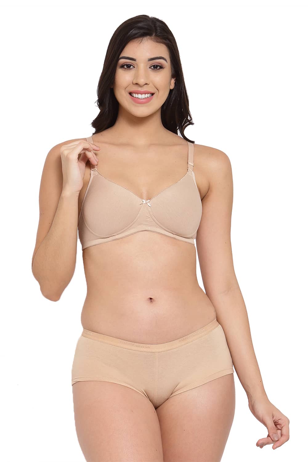 Buy Cotton Underwired Padded Front Open Cage Bra Online India