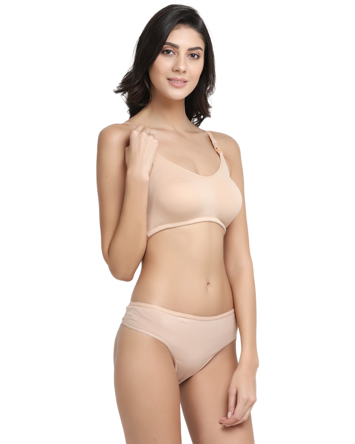 Organic Cotton Antimicrobial Soft Maternity Bra & Panty Set-IMBP004A