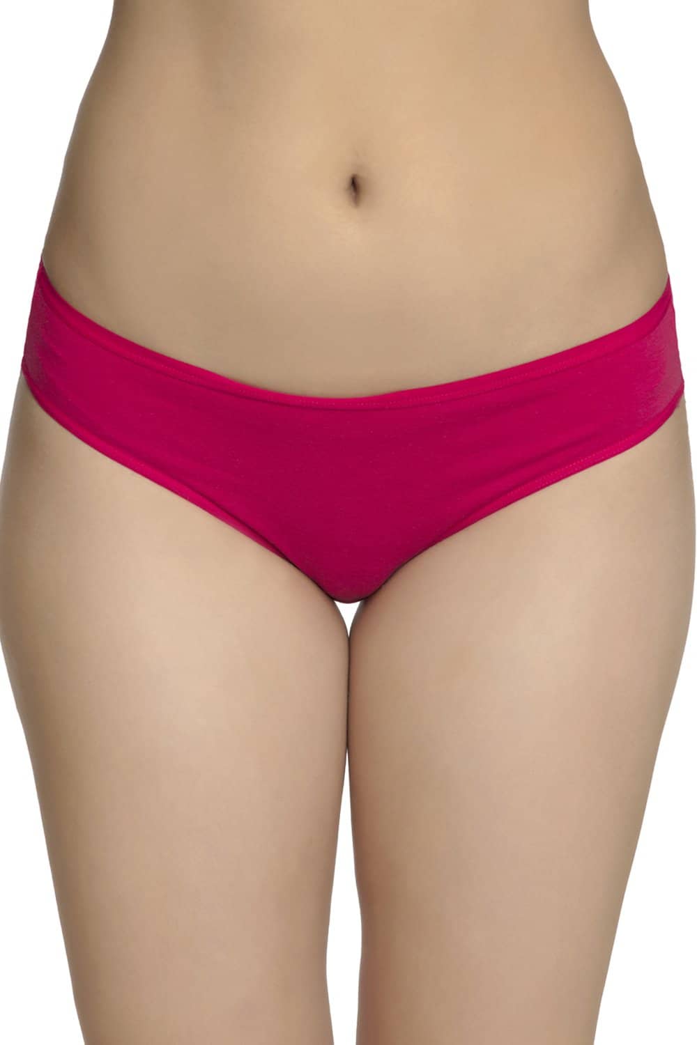 Organic Cotton Antimicrobial Bikini (Pack of 3)-IMPC004-Black_Fuschia_Navy Blue-