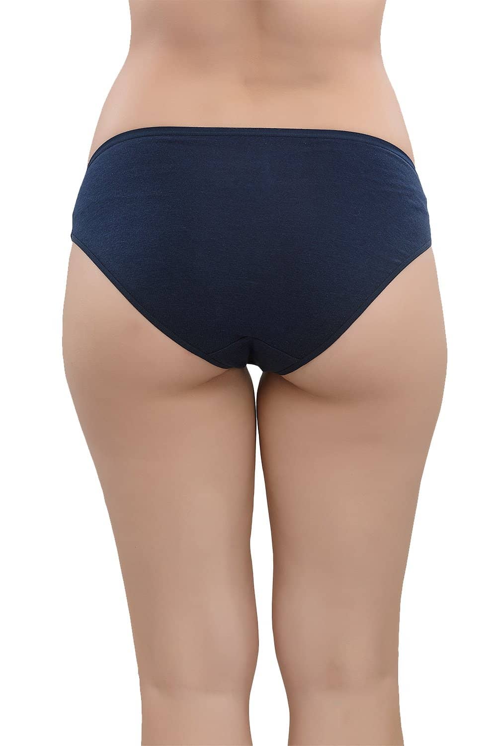 Organic Cotton Antimicrobial Bikini (Pack of 5)-IMP004_2Navy_3Fuschia-