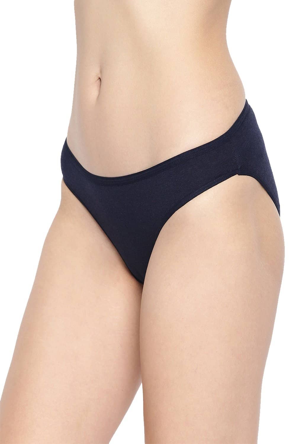 Organic Cotton Antimicrobial Bikini (Pack Of 2)-IMP004-Navy_Navy-