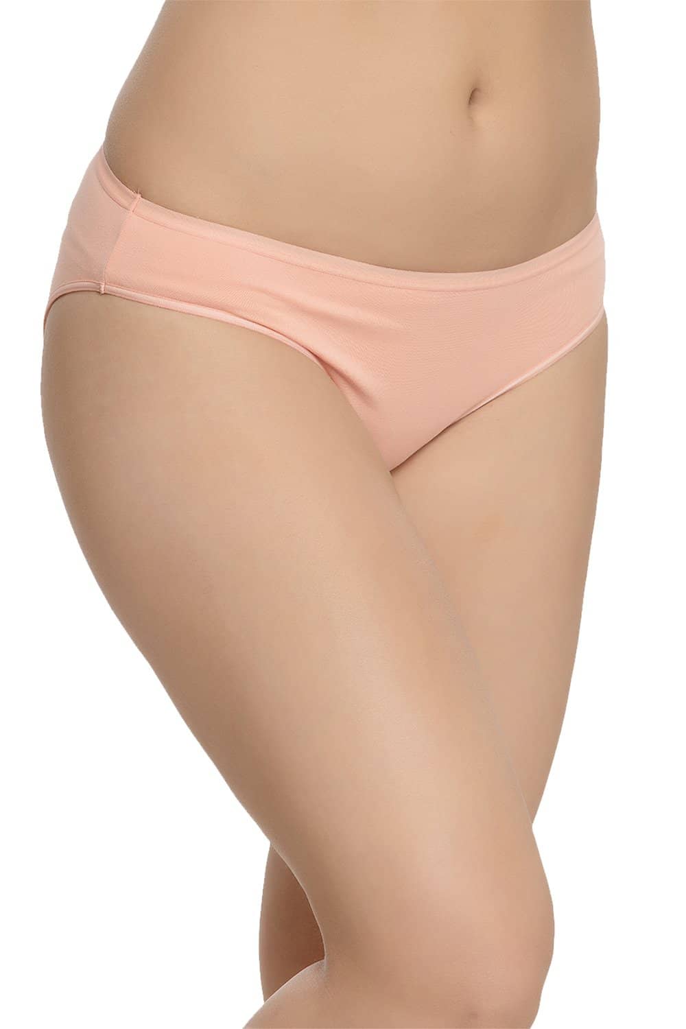 Organic Cotton Antimicrobial Bikini (Pack of 5)-IMP004_2Black_3Peach-