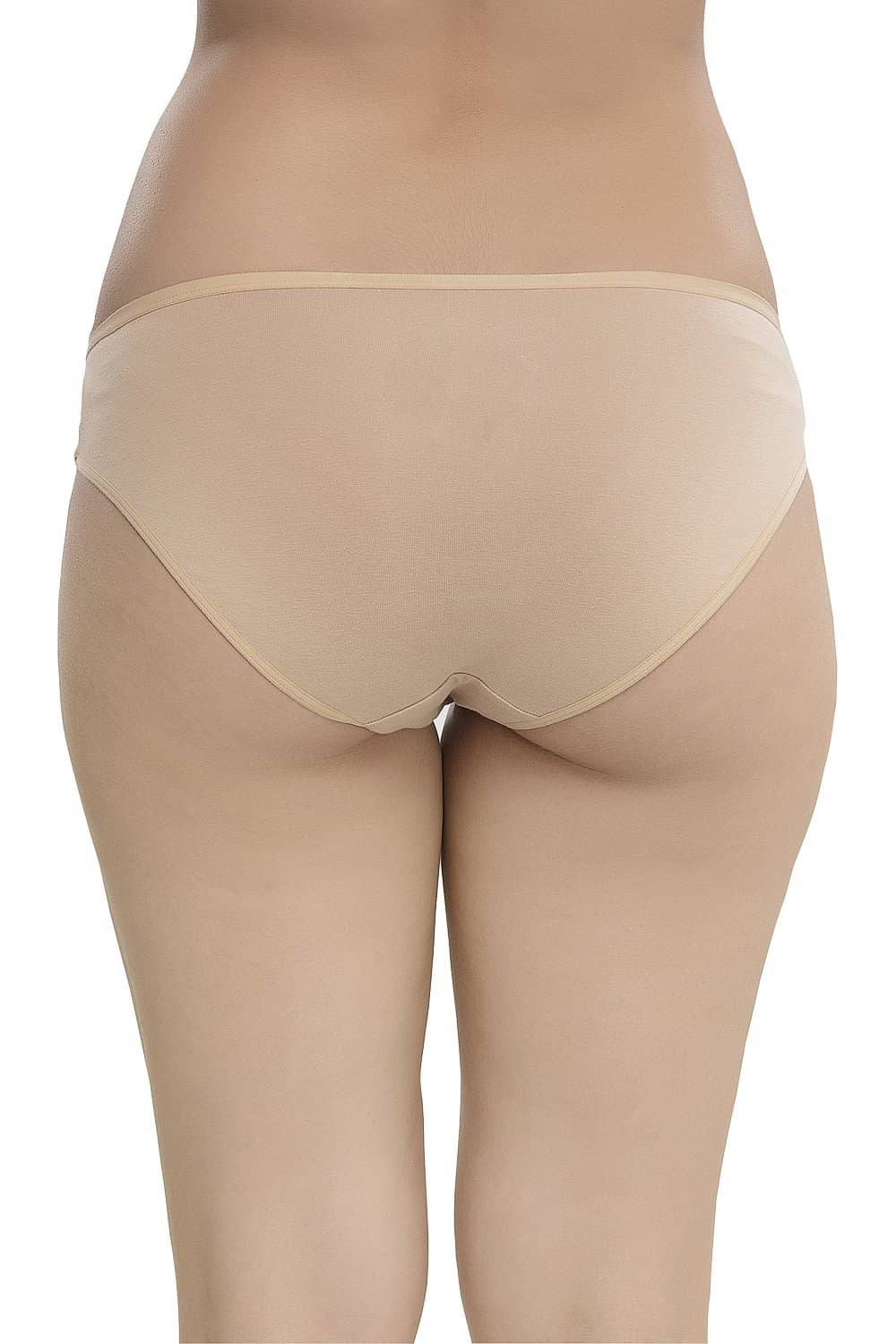 Organic Cotton Antimicrobial Bikini (Pack of 3)-IMPC004-Sky Blue_Peach_Skin-