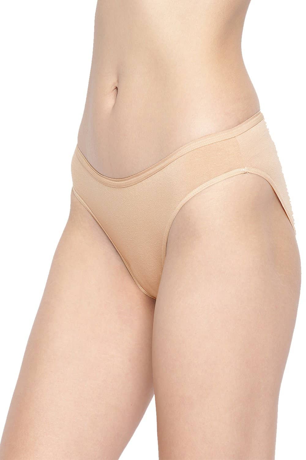 Organic Cotton Antimicrobial Bikini (Pack Of 2)-IMP004-Skin_Skin-