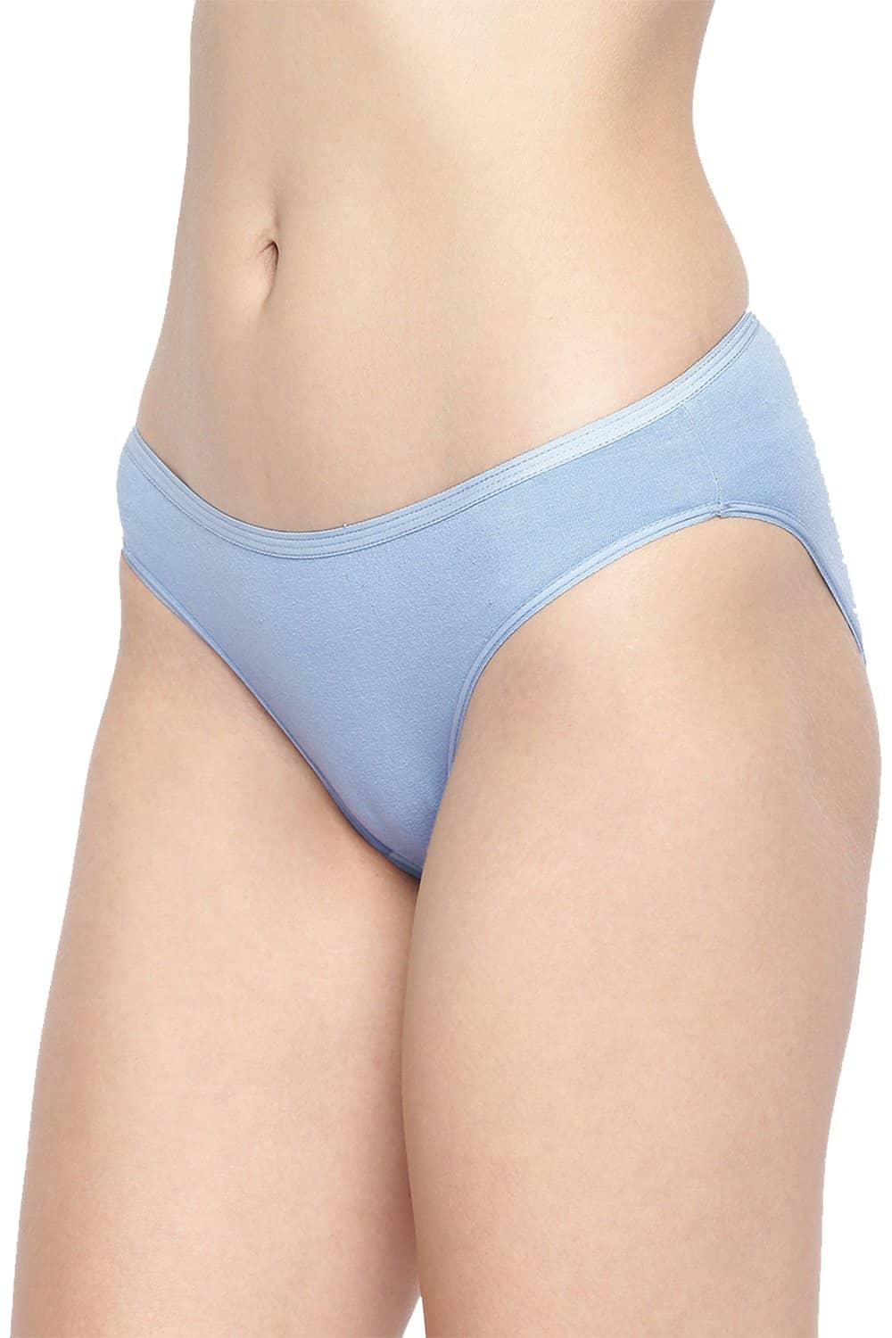 Organic Cotton Antimicrobial Bikini (Pack Of 2)-IMP004-Sky Blue_Sky Blue-