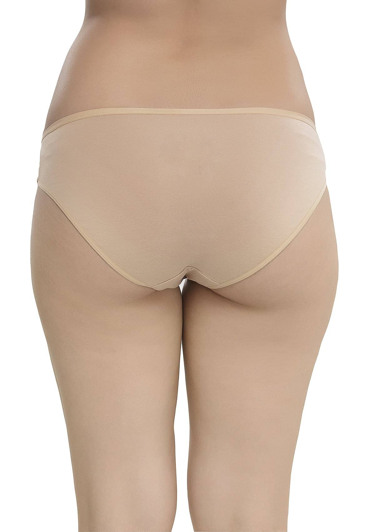 Organic Cotton Antimicrobial Zero Peek Undies Kit (Pack of 4)-ISPK01-Skin-