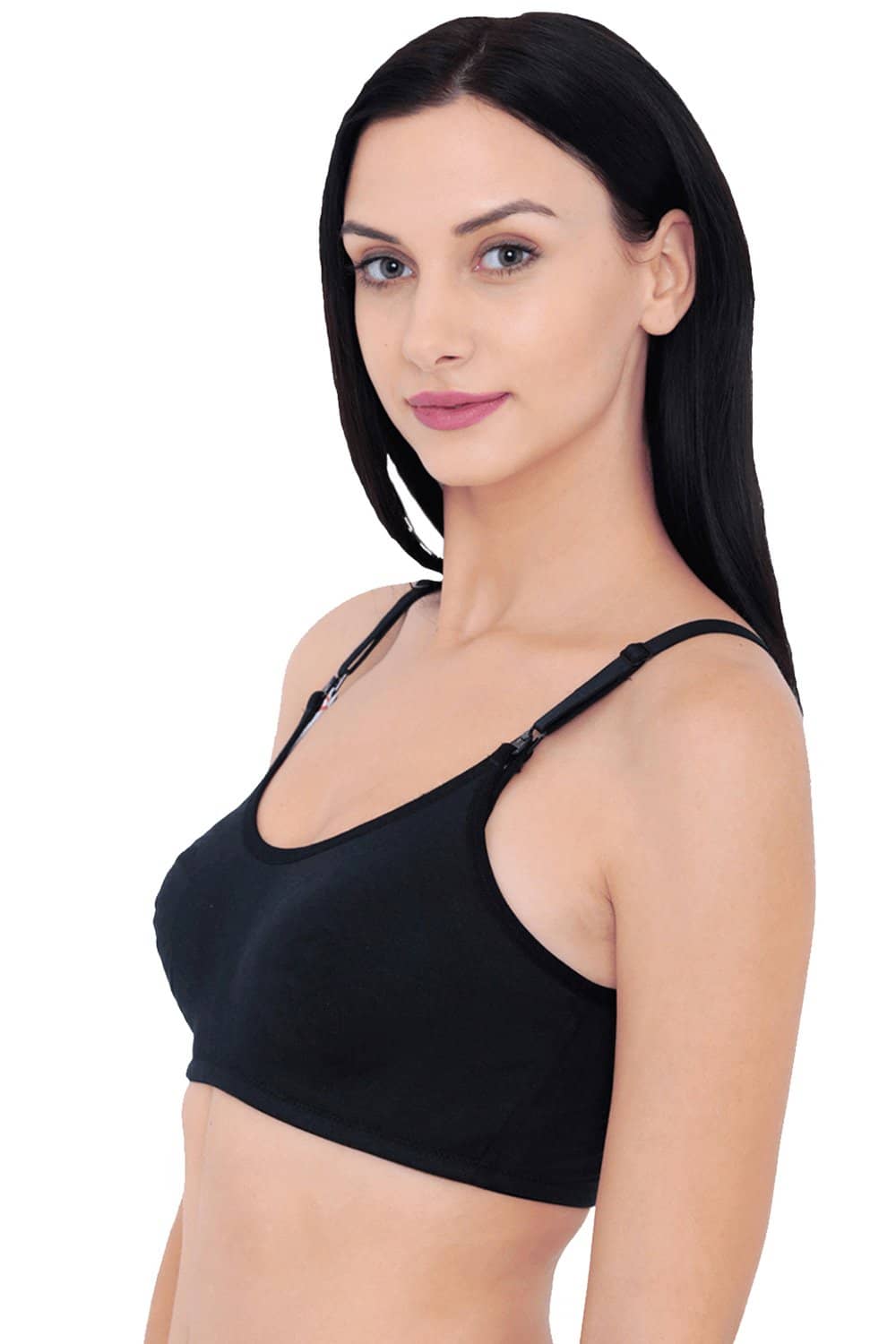 Organic Cotton Antimicrobial Soft Nursing Bra (Pack of 3)-IMB004C_4C_4E-