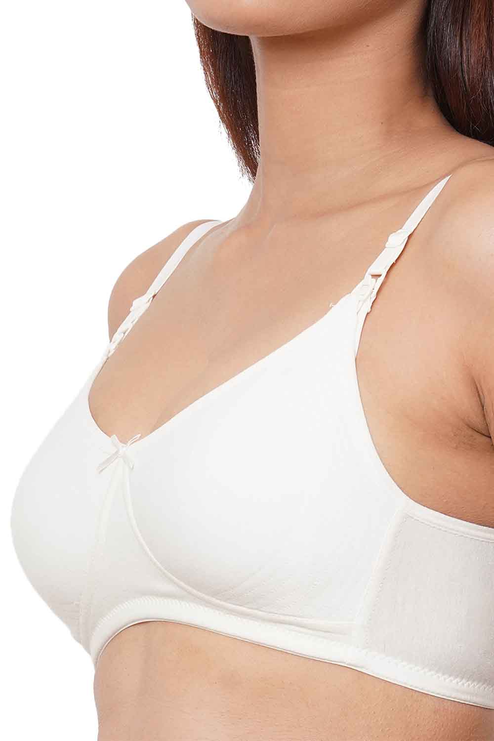 Organic Cotton Antimicrobial Soft Feeding Bra-IMB005F