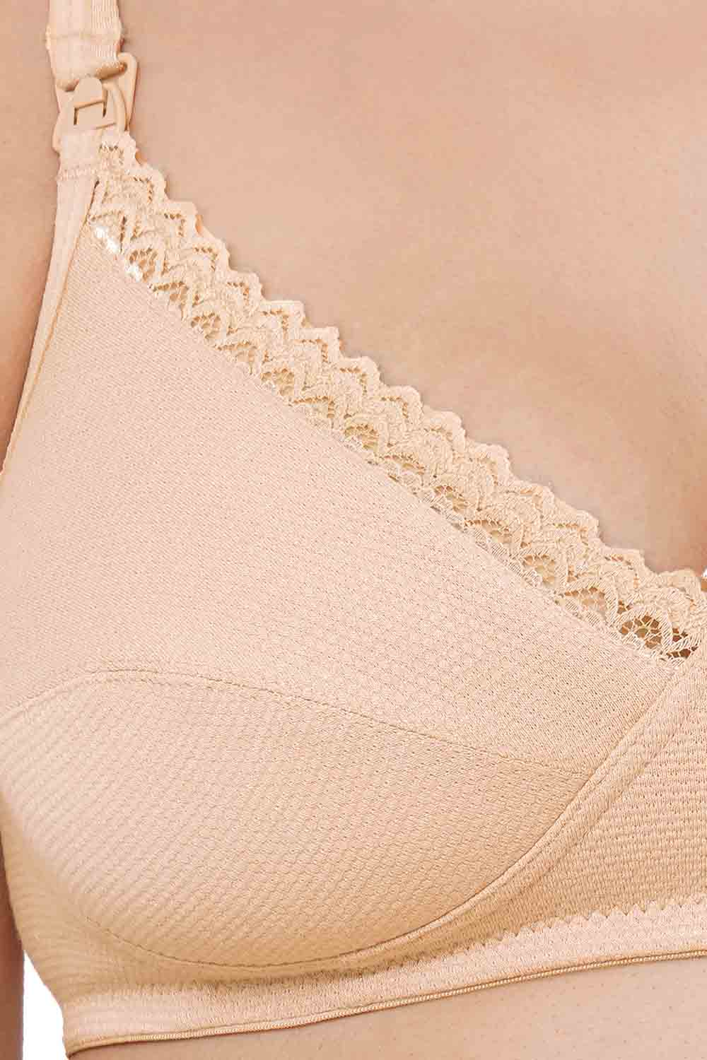 Organic Cotton Antimicrobial Soft Nursing Bra-IMB002A-