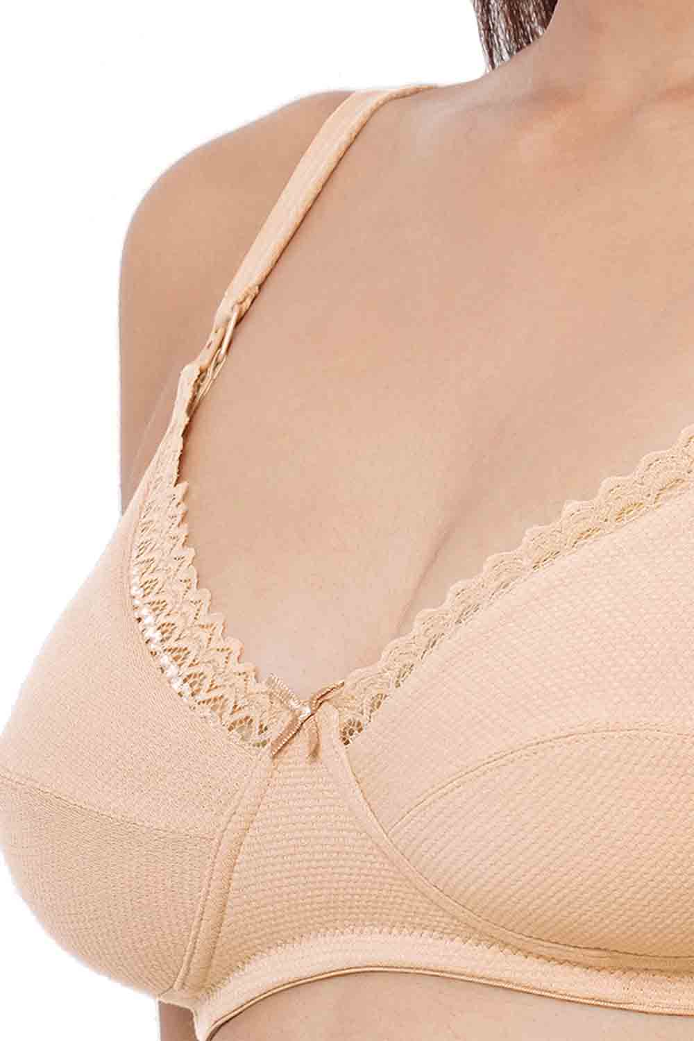 Organic Cotton Antimicrobial Soft Nursing Bra-IMB002A-