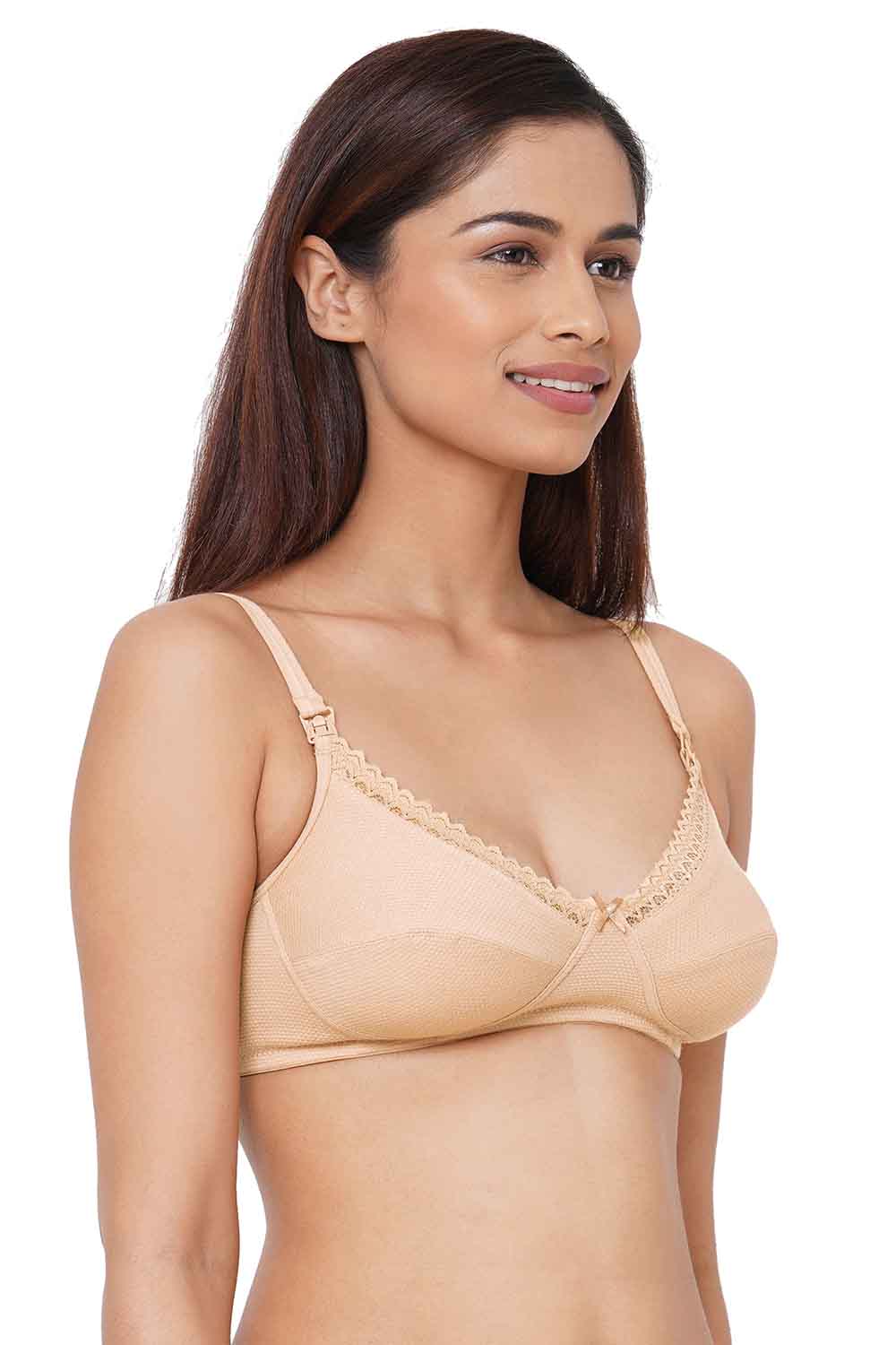 Organic Cotton Antimicrobial Soft Nursing Bra-IMB002A-